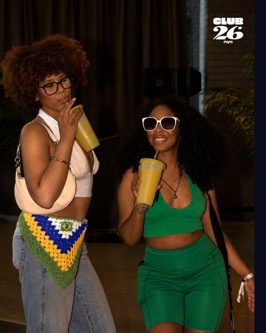 Fans enjoying drinks at a previous CLUB 26 event